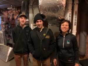 From gas to electric heat pump